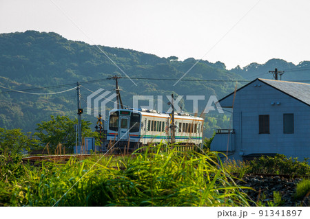 静岡県袋井市川会　天竜浜名湖鉄道と沿線の風景 91341897