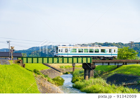 静岡県袋井市川会 天竜浜名湖鉄道と沿線の風景 静岡県袋井市川会 天竜浜名湖鉄道と沿線の風景 91342009