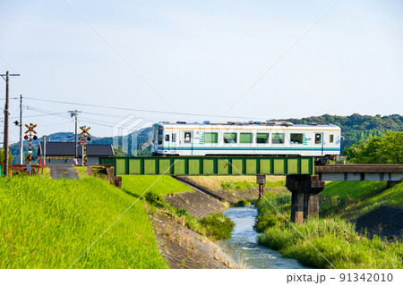 静岡県袋井市川会 天竜浜名湖鉄道と沿線の風景 静岡県袋井市川会 天竜浜名湖鉄道と沿線の風景 91342010