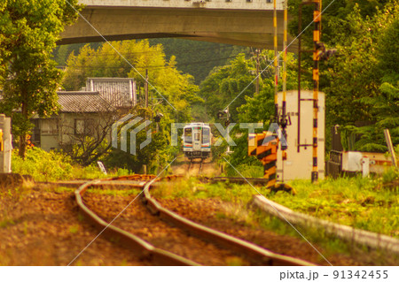 静岡県周智郡森町草ヶ谷　天竜浜名湖鉄道と沿線の風景 91342455