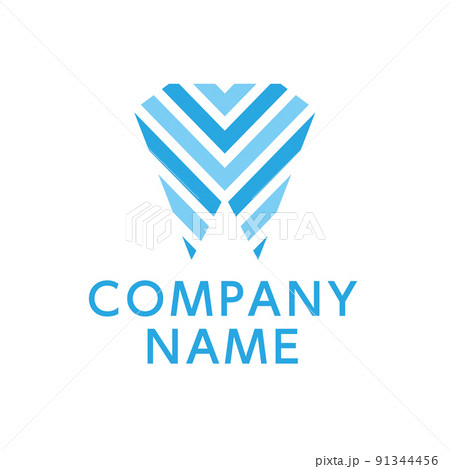 歯をモチーフとしたロゴ 歯をモチーフとしたロゴ 91344456