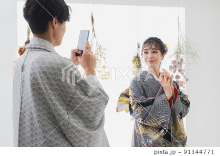 振袖 成人式 男性 女性 紋付袴 振袖 成人式 男性 女性 紋付袴 91344771