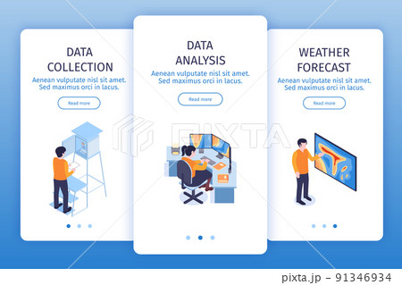 Weather Vertical Banners Set Weather Vertical Banners Set 91346934