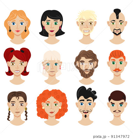 Portrait Face Creator Set 91347972