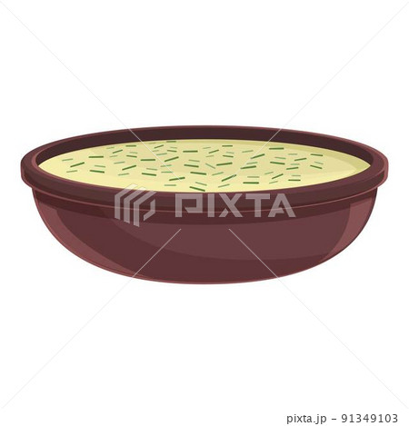 Soup icon cartoon vector. Moroccan food. Menu sauce 91349103
