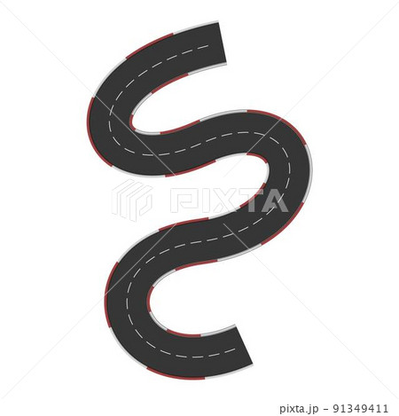 Racetrack circuit icon cartoon vector. Car race. Road formula Racetrack circuit icon cartoon vector. Car race. Road formula 91349411
