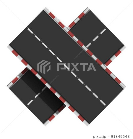 Asphalt racetrack icon cartoon vector. Track road. Top view map Asphalt racetrack icon cartoon vector. Track road. Top view map 91349548