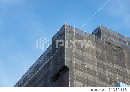 ビルの建設現場 ビルの建設現場 91352418