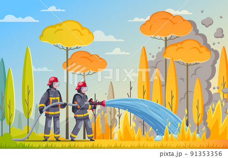 Outdoor Fire Fighters Composition Outdoor Fire Fighters Composition 91353356
