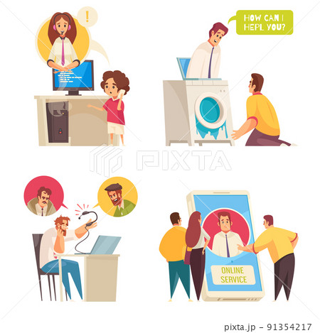 Call Center Concept Compositions 91354217