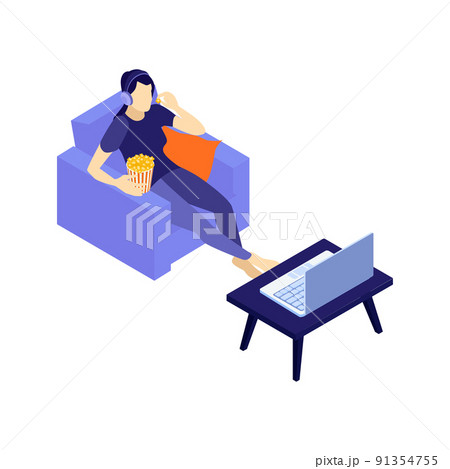 Single Spectator Cinema Composition 91354755