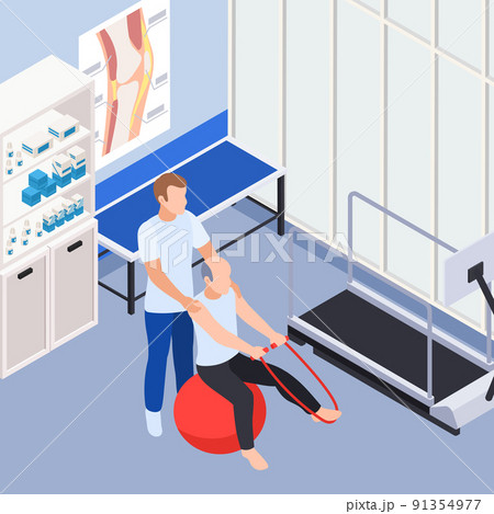 Physiotherapy Rehabilitation Clinic Isometric 91354977