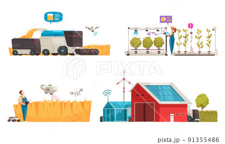 Smart Farm Compositions Set 91355486