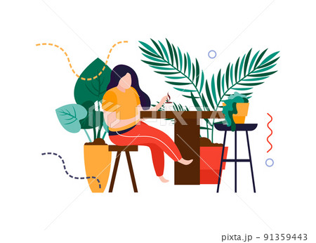 Cozy Home Plants Composition Cozy Home Plants Composition 91359443