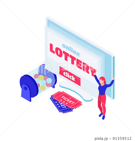 Lottery Isometric Composition Lottery Isometric Composition 91359512