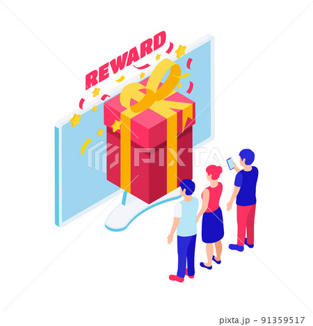 Jackpot Isometric Composition 91359517