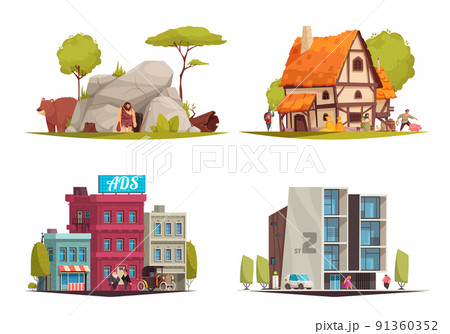 Housing Evolution Architecture Set 91360352
