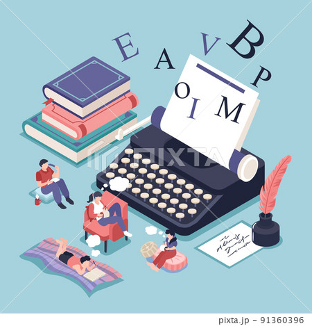 Poetry Isometric Concept 91360396