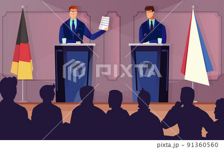 Diplomacy And Tribune Background 91360560