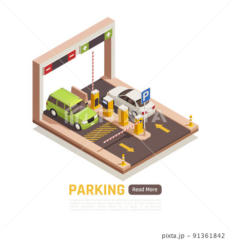 Parking Isometric Element 91361842