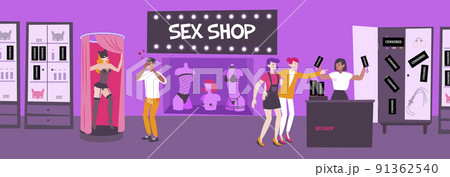 Inside Sex Shop Composition 91362540