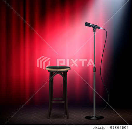 Stand Up Show Realistic 91362602