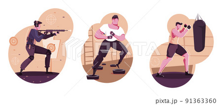 Military Training Compositions Set 91363360