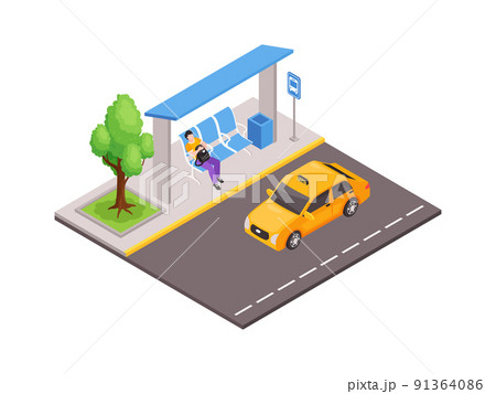 Public Transport Icon 91364086