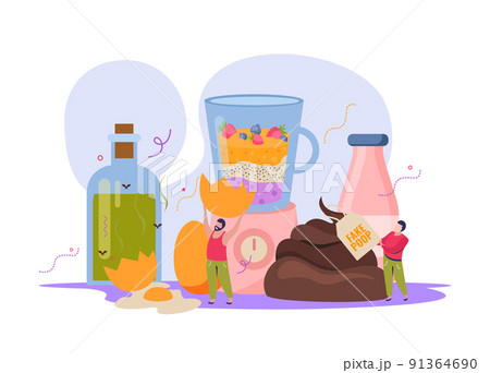 Fools Day Food Composition 91364690