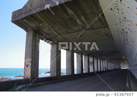 北海道えりも町　咲梅覆道 91367937