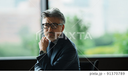 50代経営者ポートレート 50代経営者ポートレート 91370789