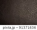 Leather texture with all of detail in macro scale. Beautiful background, wallpaper or 3D modeling texture. 91371636