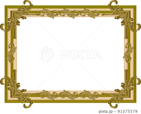 ゴシック・豪華な額縁のイラスト素材 [91375579] - PIXTA