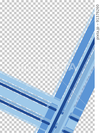 Line crossing diagonal (background material) light blue blue 91376260