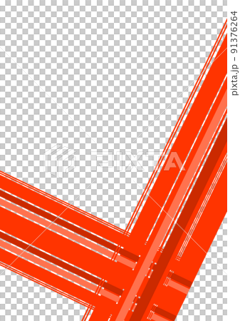 Line crossing diagonal (background material) red solid Line crossing diagonal (background material) red solid 91376264