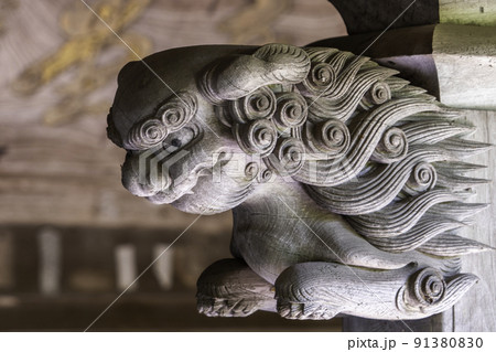 四国八十八箇所75番 弥谷寺 観音堂の彫刻 香川県三豊市 四国八十八箇所75番 弥谷寺 観音堂の彫刻 香川県三豊市 91380830