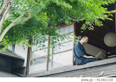 和室　男性　甚平　 91382130