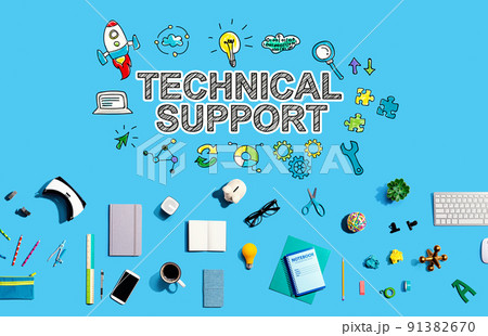 Technical support with electronic gadgets and office supplies Technical support with electronic gadgets and office supplies 91382670