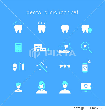 歯医者アイコンセット 91385205