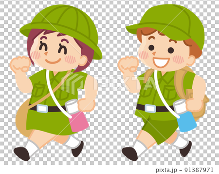 探検隊の子供 ボーイスカウト 冒険 アウトドア 探検隊の子供 ボーイスカウト 冒険 アウトドア 91387971