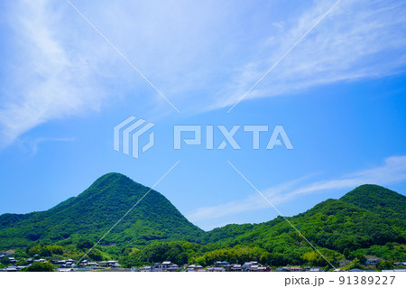 我拝師山と筆ノ山(香川県善通寺市) 91389227