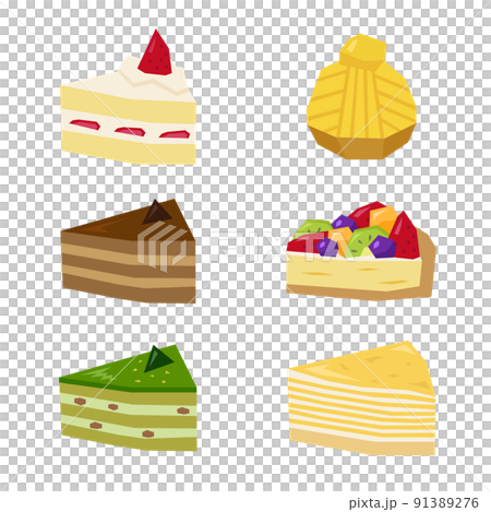 ケーキセット1 91389276