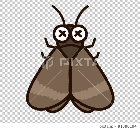 Weakened moth character Weakened moth character 91390194