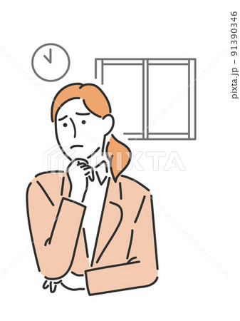 困っている人 困っている人 91390346