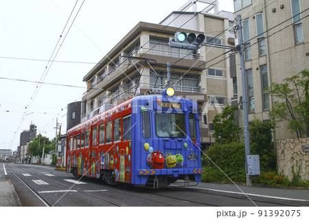 チャギントンラッピングの阪堺電車 チャギントンラッピングの阪堺電車 91392075