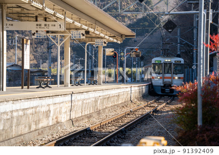 【山梨県】 下部温泉駅  【山梨県】 下部温泉駅  91392409
