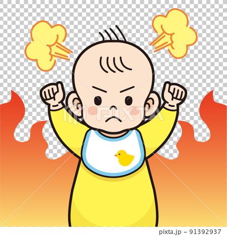 Angry Baby stock vector Illustration of eyes emotion  24339066
