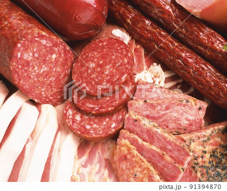 Ingredient's of fresh meat ready to cook on barbecue 91394870