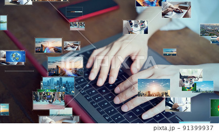 映像編集　動画配信 91399937