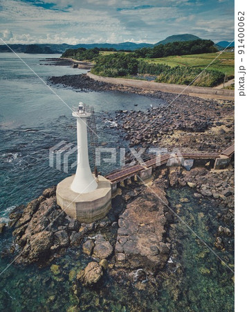 瀬詰崎灯台　空撮 91400062